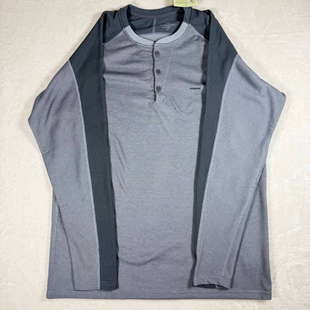Patagonia Capilene 3 Henley Performance Baselayer Men's XL Gray